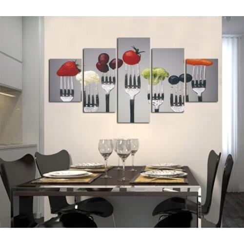 Fashion Art Print Painting Tableware Decoration Painting Kitchen Home Decor On Canvas Modern Wall Art Canvas Print Poster FA93