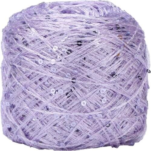 100g/set Sequin Fancy Yarn Soft Warm Crochet Mom Pass Time DIY Hand-Knitting Thread For Sweater Hat Scarf