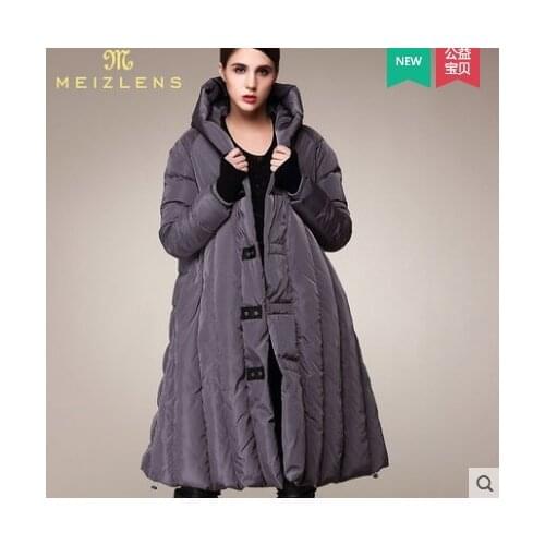 Thicken Loose Plus Size XXXL 4XL 5XL 6XL 7XL 90% White Duck Down Women Winter Coats Windbreaker Women Cloak Jackets