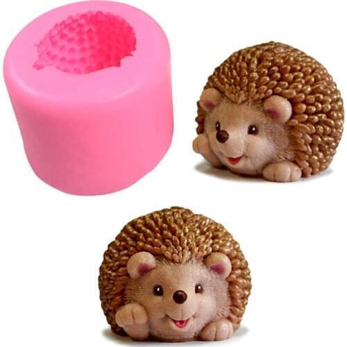 Hedgehog Silicone Soap Mold Craft Art Craft Molds DIY Handmade Candle Mould Mold for Soap Making