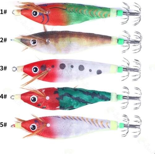 Luminous Fishing Lures Reusable Round Belly Squid Baits Durable Fishing Accessories for Outdoor Lake Sea MC889