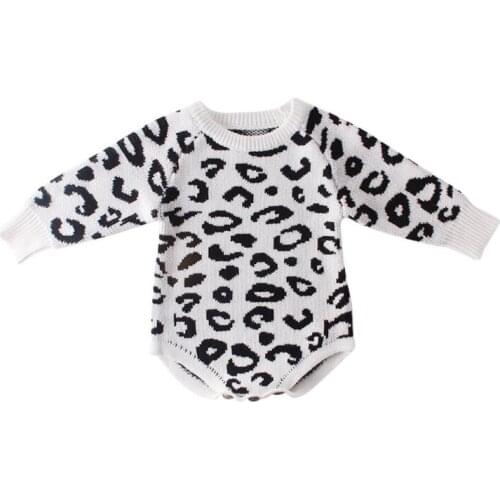 Comfortable Baby Clothes Newborn Baby Romper Leopard Baby Girl Romper Cotton Infant Baby Boy Romper