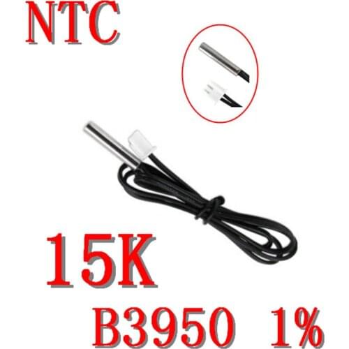 Waterproof NTC temperature sensor 15K B3950 1% accuracy NTC thermistor 15K B3950 1% negative temperature controller NTC15K-3950