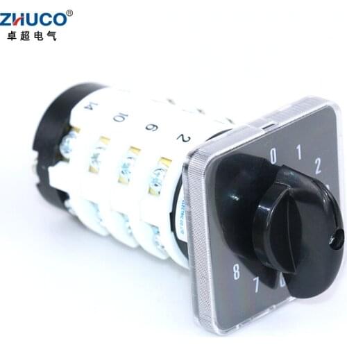 ZHUCO SZL9-20/0-8.4 20A 4 Pole Electric Can Be Equipped With Ultrasonic Equipment Changeover Universal Rotary Cam Switch