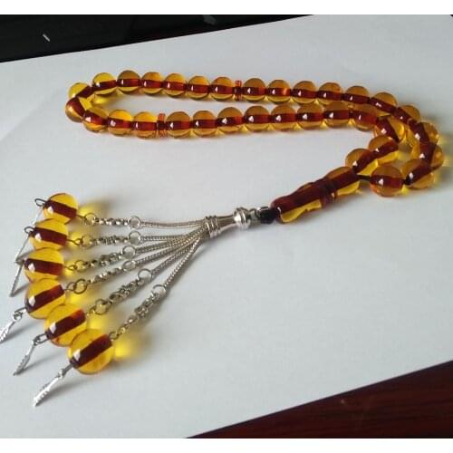 2pc/lot muslim car hanging tesbih masbaha misbaha imitation amber Islamic gift arabic prayer beads Rosary tespeeh Allah tasbih