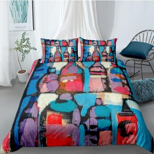 3D Bohemian Duvet Set Bedding Set Quilt Comforther Covers Pillow Shams Double Single Full Twin King Queen Size Design Bedclothes