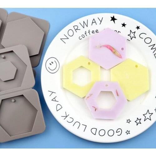 4 Companies, 2 Groups, 6-sided Silica Gel Aromatherapy Plaster Mold Xg788