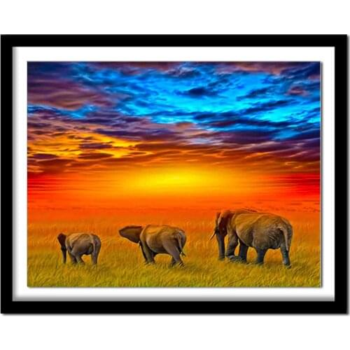 Diamant painting 5d diy diamond painting full square Diamond embroidery animals diamond round drill 121DD