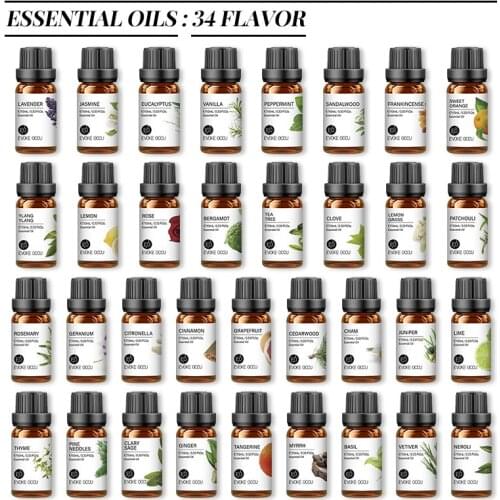 10ML Fragrance Oil Nature Plant Making Diffuser Essential Oils Strawberry Mango Pineapple Flavoring Oil for Diy Candle Soap