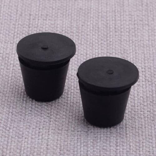 Car 2Pcs/Set Black Hood Cushion Bump Stop Rubber Fit For Honda Accord Civic City CRV RL RDX 74175-SJA-000