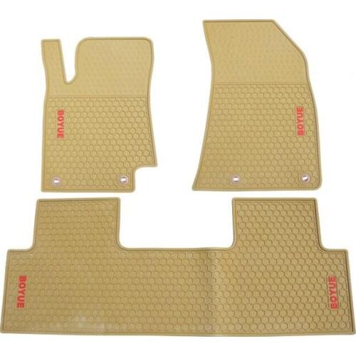 Car Rubber Feet Pads Floor Mat Non-Slip Mats Feet Rugs For Geely Emgrand X7 Sport Bo Yue 2017 2018 2019 Left Hand Drive