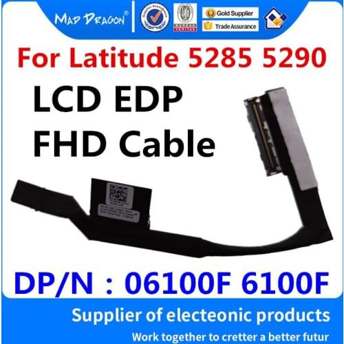 MAD DRAGON Brand Laptop new Tablet FHD 12.3" Ribbon LCD Video Cable for Dell Latitude 5285 5290 E5285 6100F 06100F DC02C00EB00