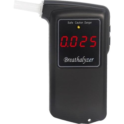 Fuel cell sensor breath alcohol tester Electrochemistry high accuracy Police Digital Breathalyzer AT-858F