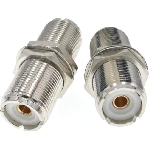 Long UHF Female SO-239 To UHF Female SO239 Jack Nut Bulkhead RF Mount Adapter Connector FOR PL-259