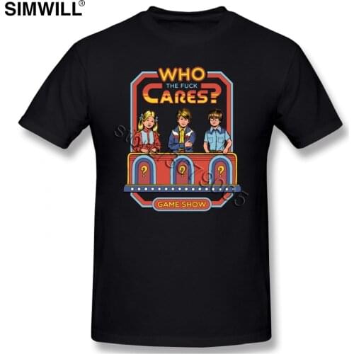 Novelty New Arrival T-Shirts Men Pure Cotton Who Cares Tshirt Short Sleeved O Neck Leisure Tee Designer Clothes 4XL 5XL 6XL