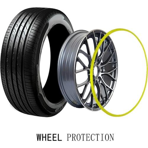 Yellow Car Accessories Set R16"R17"R18"R19"R20" Inch Hub Caps Skin Rim Cover For Hot Wheels Covers Caps Rim & Tire Protection