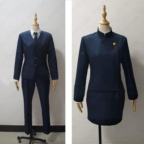 Anime Jujutsu Kaisen Miwa Kasumi Zenin Maki Cosplay Costume custom-made