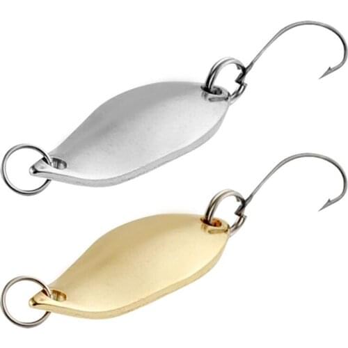 Metal Hard Spinner Bait Fishing Lure Bass Fishing Spinner Swimbait Freshwater Saltwater Fishing Tackle Lures Hook