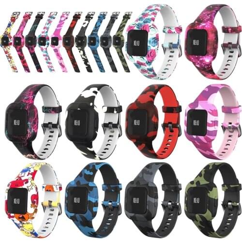Soft Silicone Watch Band for Garmin Fit JR 3 Straps Children Bracelet Wrist Strap For Garmin Vivofit JR3 Replacement Wrist Band