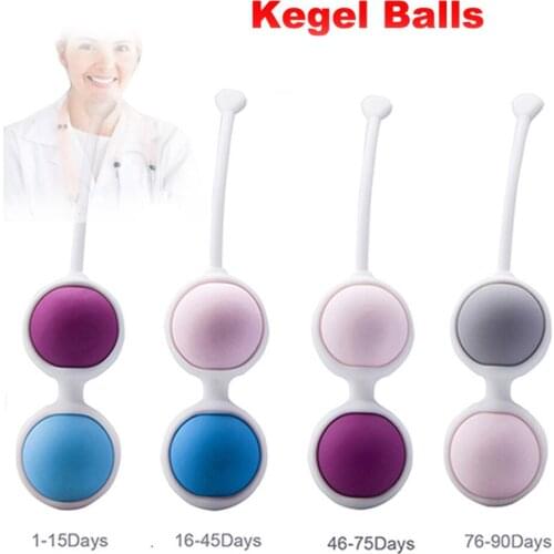Kegel Balls Set Kegel Exerciser Silicone Geisha Ben Wa Ball Vaginal Tightening Muscles Pelvic Dumbbe Sex Toys For Women