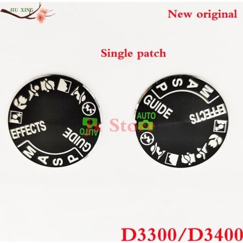 NEW Original For Nikon D3300 D3400 Top Cover Mode Dial Turntable Wheel Single patch Button Camera Replacement Spare Part