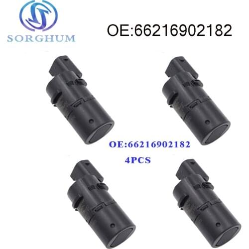 New 4pcs 66216902182 6902182 pdc Parking sensor Bumper Reverse Assist Fit For BMW E38 E39 E53 5 X5 725 730 740 530 8375533