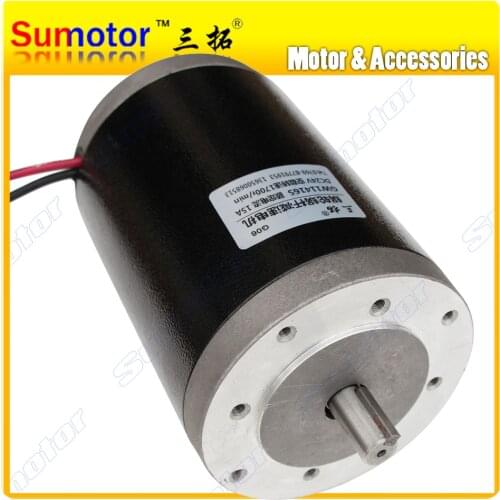 R114165 1800rpm DC 12V 24V 350W Durable High speed electric motor Large torque high power for Flying saucer Supermarket cleaning