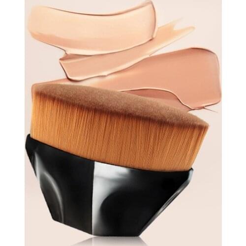 Foundation Makeup Brush Stamps Soft Base Contour Round Portable Flat Cream Makeup Brushes For BB CC Cream Beauty Tools