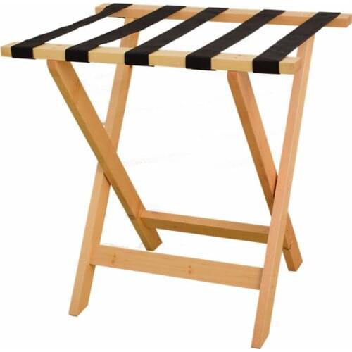 Solid wood luggage rack hotel floor folding racks home bedroom put sleep clothes simple shelves