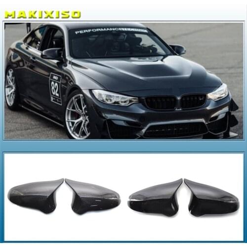 Carbon Mirror Cover for BMW M3 M4 F82 F83 F80 Replacement Rearview Side Mirror Cover Only Left Hand Drive