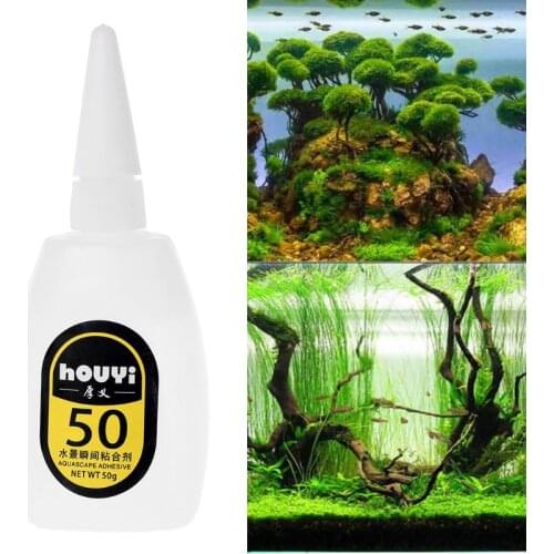 Aquatic Plants Grass Moss Glue Adhesive Fish Tank Coral Decoration Instant Rock Glue