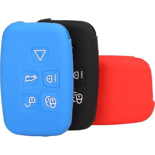 Kutery 10PCS Remote Silicone Car Key Case For Land Rover A9 Range Rover Sport Evoque Freelander Jaguar XJ XJL XF C-X16 Guitar