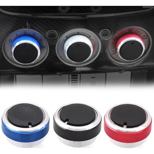 3Pcs/Set Air Conditioning Switch AC Knob Car Heat Control Knob for Ford Focus 2 3 MK2 MK3 ST RS For Ford Mondeo Accessories