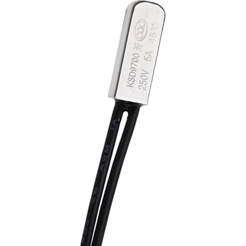 5Pcs KSD9700 5A 250V 45 Degrees Celsius (N. O.) Thermostat Temperature Switch