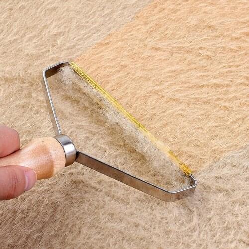 Portable Lint Remover Pet Hair Remover Brush Manual Lint Roller Sofa Clothes Cleaning Lint Brush Fuzz Fabric Shaver Brush Tool