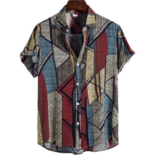 JAYCOSIN Hawaiian Casual Shirt Flower Printed Shirt turn-down collar men shirt short sleeve cotton shirts men shirt slim fit
