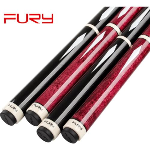 FURY JPS 3 Pieces Billiard Jump Cue Stick Ash Maple Shaft 13.8mm H5 Green Glass Fiber Tip Billar Cue Kit for Athlete