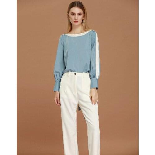 KOMELLO Women's Blue Shirts