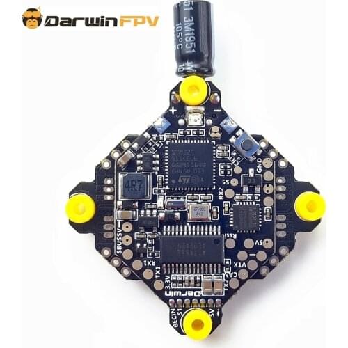 DarwinFPV F411 AIO Flight Controller Whoop Blheli_S Betaflight F4 15A OSD BEC BL_S 1-3S 4In1 ESC for RC Drone FPV Racing