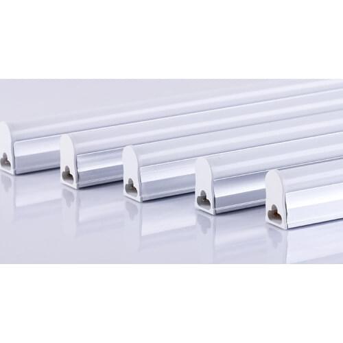 220V 110V LED Tube lamp T5 6W 10W / T8 8W 12W LED Bulb PVC Plastic Fluorescent Integrated lighting for Home Kitchen Wardrobe