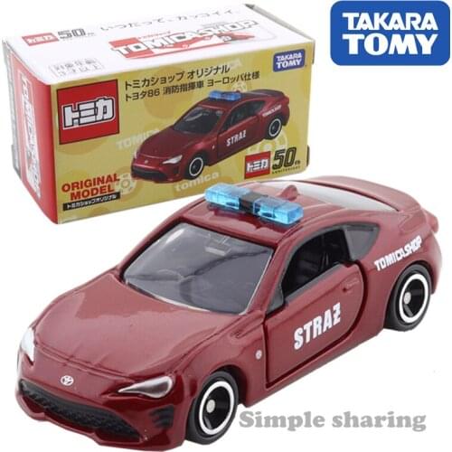 Takara Tomy Tomica Shop Original Toyota 86 Fire Command Vehicle European Specification