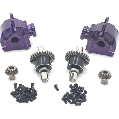 Metal Differential And Gearbox Housing Cover For Wltoys 144001 124019 124018 RC Car Upgrade Parts Accessories