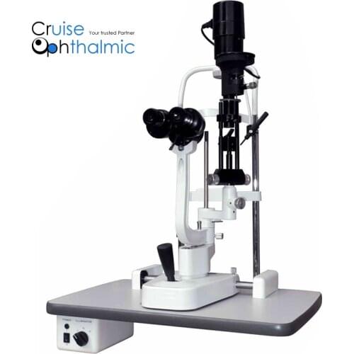 YZ5J Converging Stereoscopic Slit Lamp Microscope| 2 Step Magnification | Max Spot 9mm