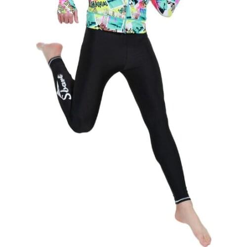 SBART 2019 Mens Swimming Tights Swimwear Diving Surfing Pants Yoga Fitness Snorkeling Swimsuit UPF50+ Leggings Rash Guard