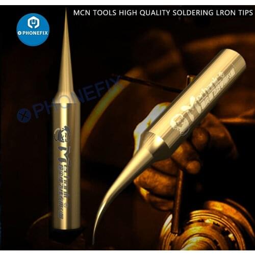 MECHANIC Fly line Tip Soldering Iron Tip Precision Pure Copper Solder Iron Welding Tip For 936 Soldering Iron Station