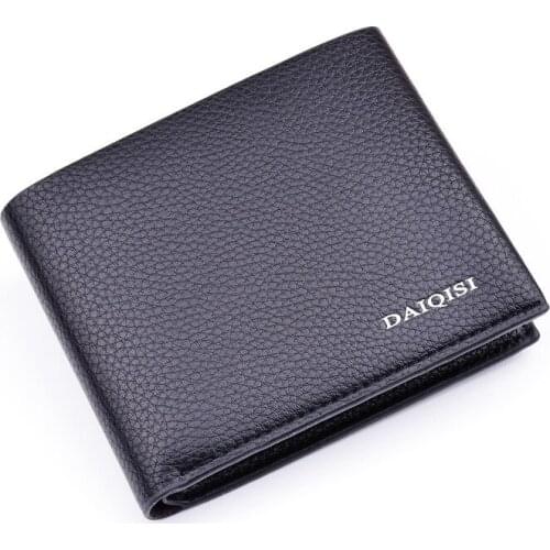 New Mens Wallets Short PU Leather Purses Man Slim Wallet Casual Coin Card Holders Male Fashion Purse multifunctional Money Bag