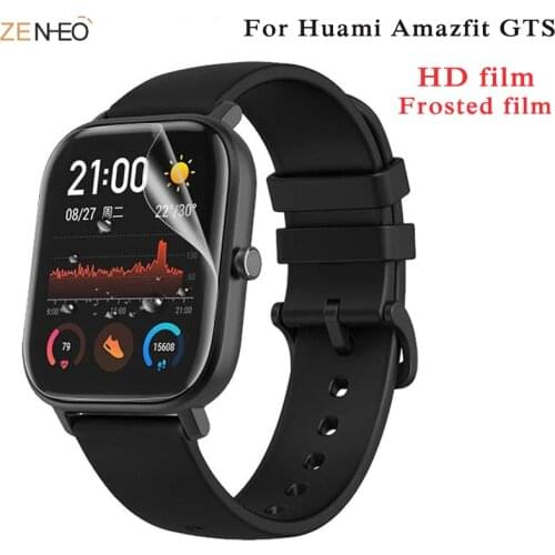 Smart Watch Film For Huami Amazfit GTS Full Cover Clear Soft HD /Frosted Screen Protector Film For Huami Amazfit GTS watch