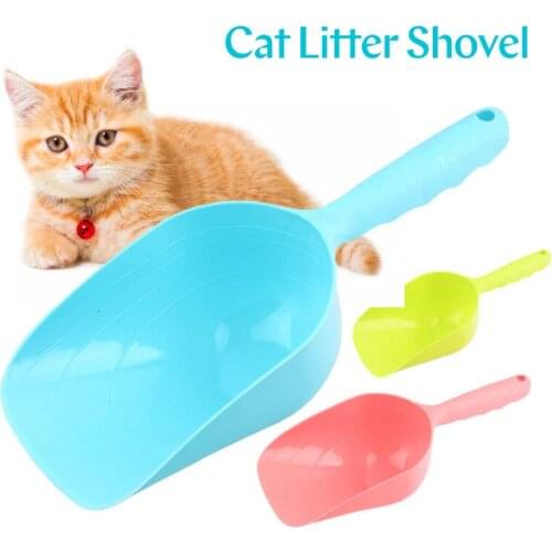 PP Cat Litter Shovel Non-toxic with Scale Plastic Scoop Cat Sand Pet Cleanning Tool for Cats Clean Feces Daily Necessities
