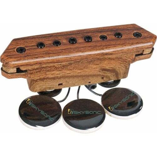 Skysonic A-910 Acoustic Guitar Pickup Acoustic Electric Transducer Passive Magnetic / Microphone Contact Sound Hole Pickup