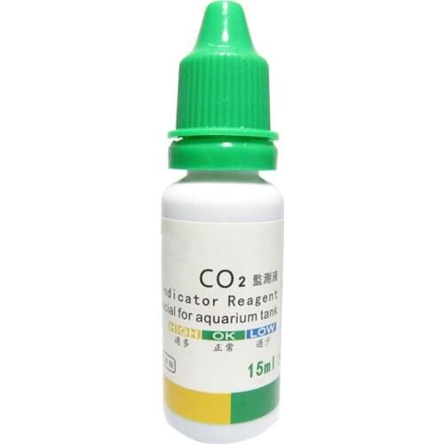 Aquarium CO2 Indicator Solution Fish Tank Liquid Test PH Long-term Monitor CO2 Bubble Counter For Plant ADA quality